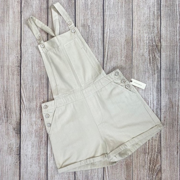 Anthropologie Pilcro Relaxed Short Overalls - Picture 3 of 10